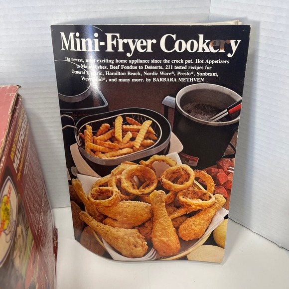 Vintage Nordic Ware Electric Multi-Fri-Plus Deep‎ Fries Fondues Original Box - Picture 14 of 16